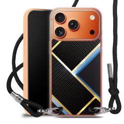 New Carry Case Transparent Stoff schwarz/silber