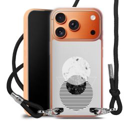 New Carry Case Transparent Stoff schwarz/silber