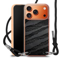 New Carry Case Transparent Stoff schwarz/silber