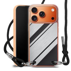 New Carry Case Transparent Stoff schwarz/silber