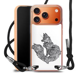 New Carry Case Transparent Stoff schwarz/silber