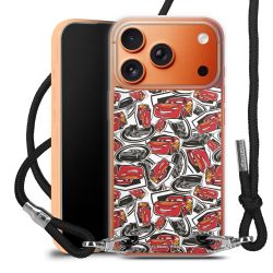 New Carry Case Transparent Stoff schwarz/silber