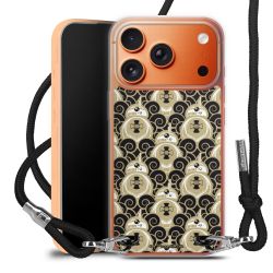 New Carry Case Transparent Stoff schwarz/silber