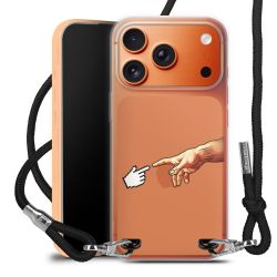 New Carry Case Transparent Stoff schwarz/silber