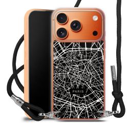 New Carry Case Transparent Stoff schwarz/silber