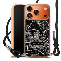 New Carry Case Transparent Stoff schwarz/silber