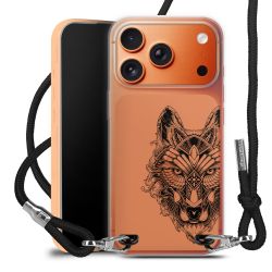 New Carry Case Transparent Stoff schwarz/silber