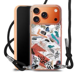 New Carry Case Transparent Stoff schwarz/silber