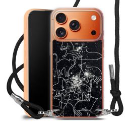 New Carry Case Transparent Stoff schwarz/silber