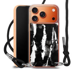 New Carry Case Transparent Stoff schwarz/silber