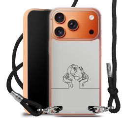 New Carry Case Transparent Stoff schwarz/silber