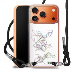 New Carry Case Transparent Stoff schwarz/silber