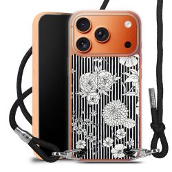 New Carry Case Transparent Stoff schwarz/silber