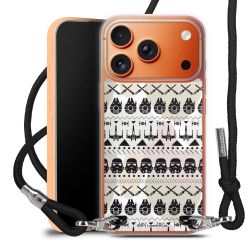 New Carry Case Transparent Stoff schwarz/silber