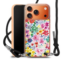 New Carry Case Transparent Stoff schwarz/silber