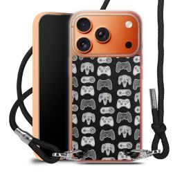 New Carry Case Transparent Stoff schwarz/silber