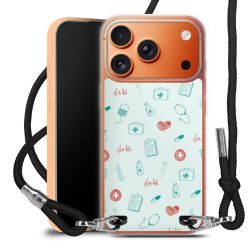 New Carry Case Transparent Stoff schwarz/silber