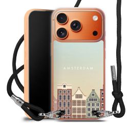 New Carry Case Transparent Stoff schwarz/silber