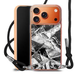 New Carry Case Transparent Stoff schwarz/silber