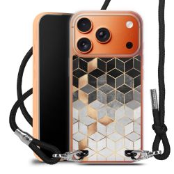 New Carry Case Transparent Stoff schwarz/silber