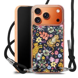 New Carry Case Transparent Stoff schwarz/silber