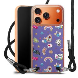 New Carry Case Transparent Stoff schwarz/silber