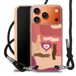 New Carry Case Transparent Stoff schwarz/silber