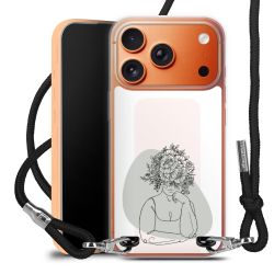 New Carry Case Transparent Stoff schwarz/silber