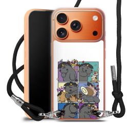 Carry Case Stoff schwarz/silber