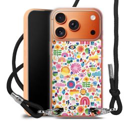 New Carry Case Transparent Stoff schwarz/silber