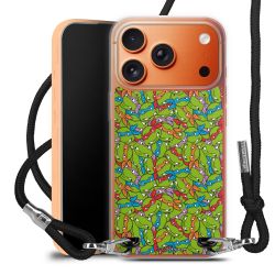 New Carry Case Transparent Stoff schwarz/silber