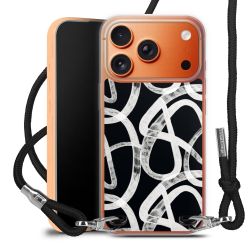 New Carry Case Transparent Stoff schwarz/silber