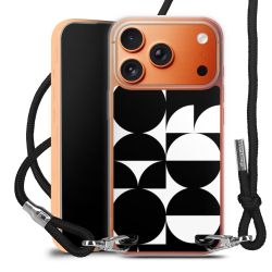 New Carry Case Transparent Stoff schwarz/silber