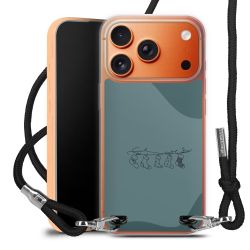 New Carry Case Transparent Stoff schwarz/silber