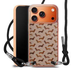 New Carry Case Transparent Stoff schwarz/silber