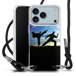 New Carry Case Transparent Stoff schwarz/silber