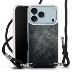 New Carry Case Transparent Stoff schwarz/silber