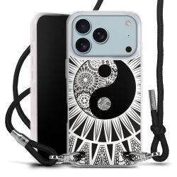 New Carry Case Transparent Stoff schwarz/silber