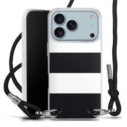 New Carry Case Transparent Stoff schwarz/silber