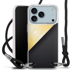 New Carry Case Transparent Stoff schwarz/silber