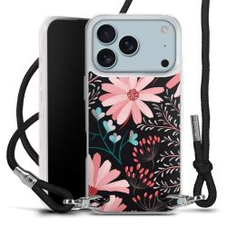 New Carry Case Transparent Stoff schwarz/silber