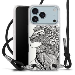 New Carry Case Transparent Stoff schwarz/silber