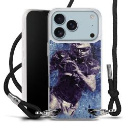 New Carry Case Transparent Stoff schwarz/silber