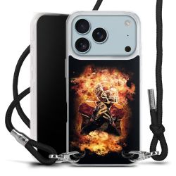 New Carry Case Transparent Stoff schwarz/silber