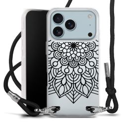 New Carry Case Transparent Stoff schwarz/silber