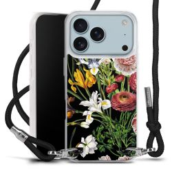 New Carry Case Transparent Stoff schwarz/silber