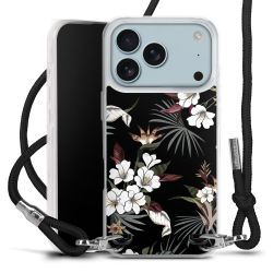 New Carry Case Transparent Stoff schwarz/silber