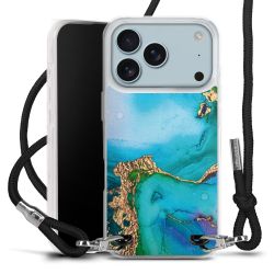 New Carry Case Transparent Stoff schwarz/silber