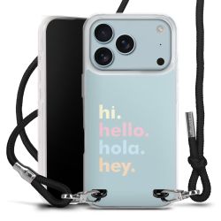 New Carry Case Transparent Stoff schwarz/silber