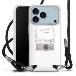 New Carry Case Transparent Stoff schwarz/silber